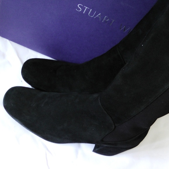 Stuart Weitzman Halftime Suede Over the Knee Boot - Picture 11 of 13